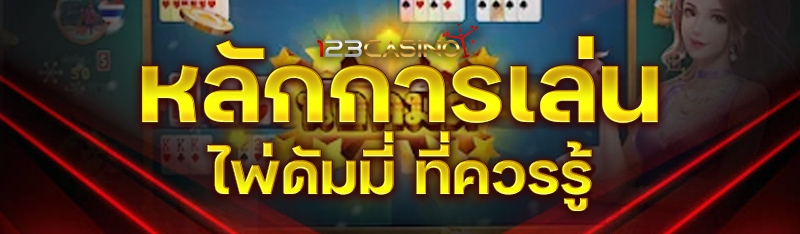 หลักการเล่นไพ่ดัมมี่ ที่ควรรู้
